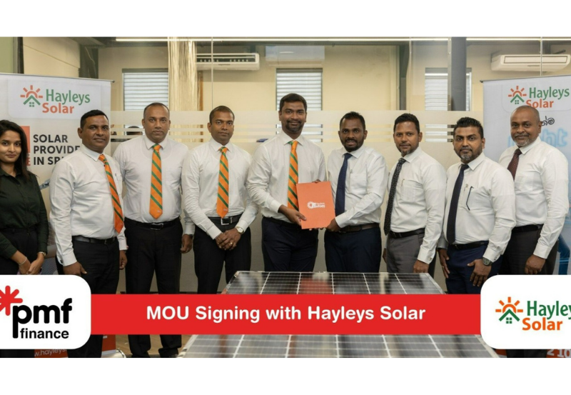 PMF Finance PLC Partners with Hayleys Solar to Accelerate Access to Renewable Energy Solutions